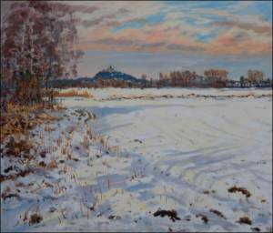 Zimn od Poapel, 2009, olej na lepence (60x70)