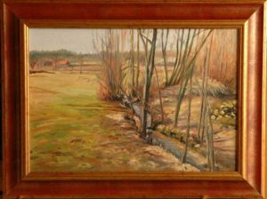 Springtime in Foothills of The Iron Mountains, 1998, oil on canvas panel (36x51)