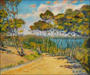 Seaside Landscape near Opito Bay off Kerikeri, 2007, oil on canvas panel (51x61)