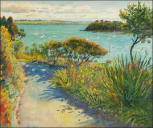 Opito Bay, 2007, oil on canvas panel (51x61)