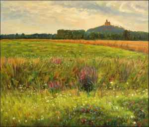 Flowering Meadows beyond Kuntice, 2006, oil on canvas panel (60x70) 