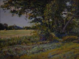 Over A Creek with Poplars and Elder Bush off Poply, 2011, oil on canvas panel (60x80) 