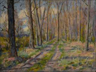 A Road along The Bohdanesk Pond, 2011, oil on canvas panel (60x80) 