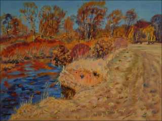 Wild early spring near Chrudimka under hetick Lhota, 2019, oil on canvas panel (60x80)