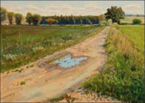 Towards Osteany, 2008, oil on canvas panel (50x70) 