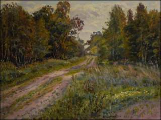 Between Rokytno And Bohumile, 2012, oil on canvas panel (60x80)