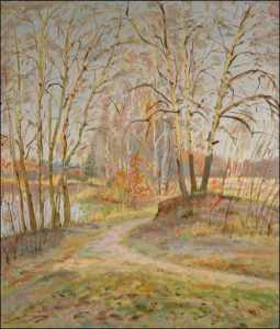 Sand -pit in ern u Bohdane, 2006, oil on canvas panel (60x70)