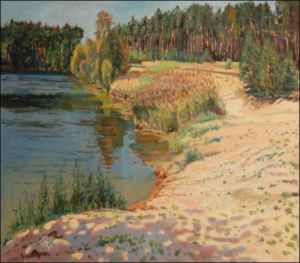 A Sand - pit near Mlice, 2008, oil on canvas panel (70x80) 