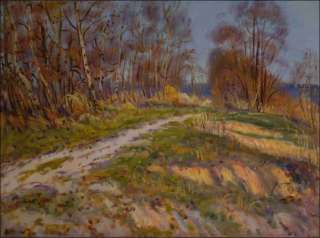 A Sunny Bank at The Autumn Oplatil Sand-pit, 2011, oil on canvas panel (60x80)