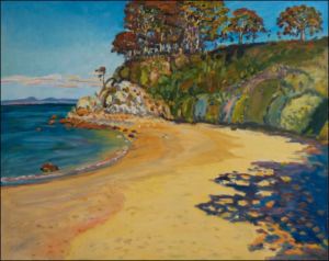 Kaka Beach in Kaiteriteri near Motueka, 2008, oil on canvas panel (61x76)